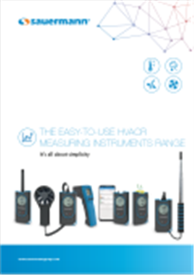 HVACR measuring instruments range