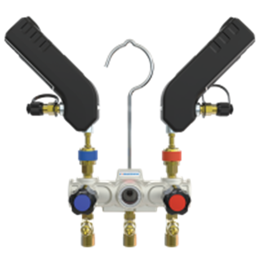 Si-RM13 Combined manifold with smart wireless probes and 2-channel by-pass