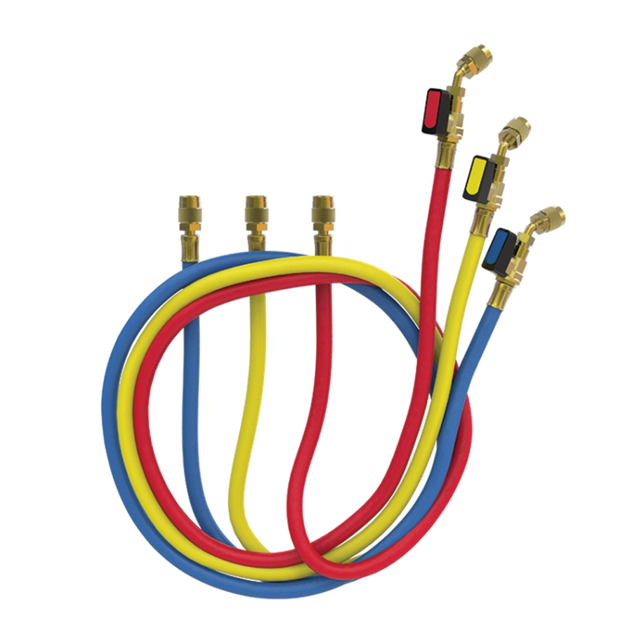 Set of three charging lines