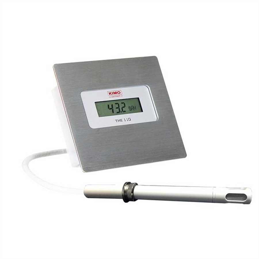 Flush-mount humidity and temperature transmitter 