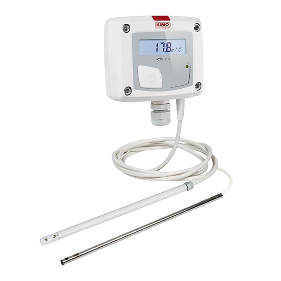 Temperature and air velocity transmitter 