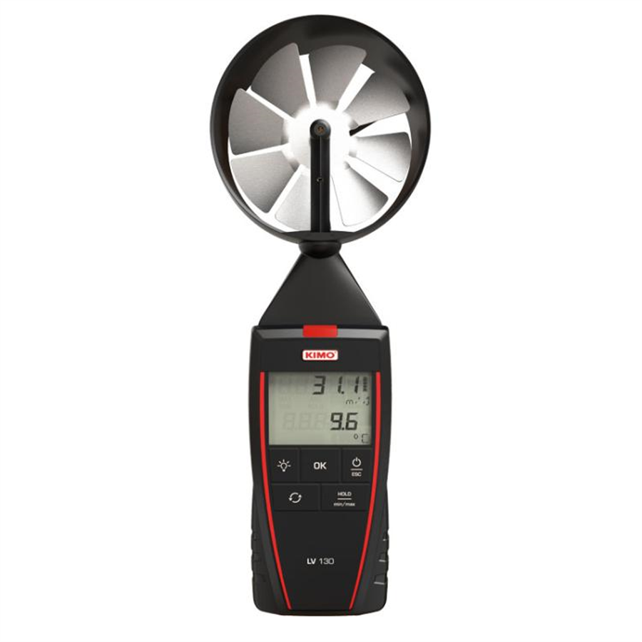 Thermo-anemometer with integrated vane probe
