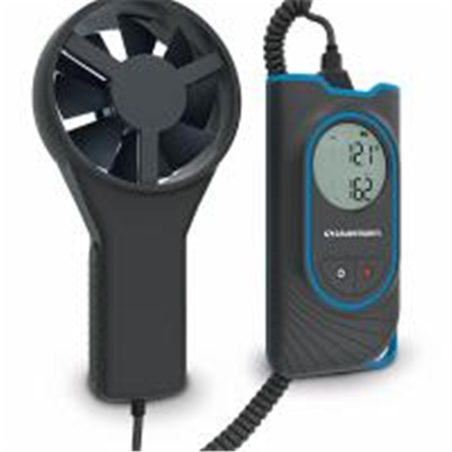 Vane Thermo-anemometer with integrated vane probe