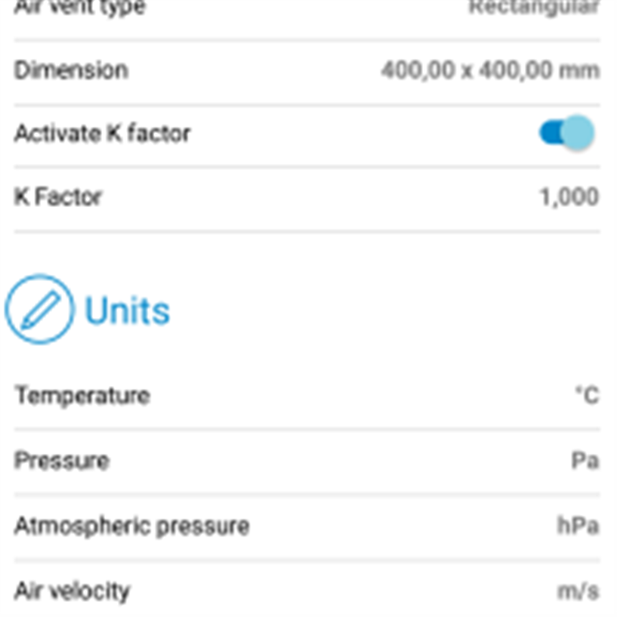 Data processing software for HVAC portables
