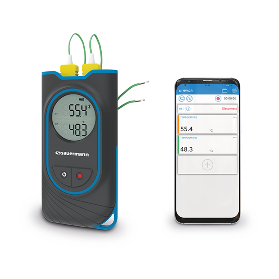 Dual Input Thermometer K Thermocouple Temperature