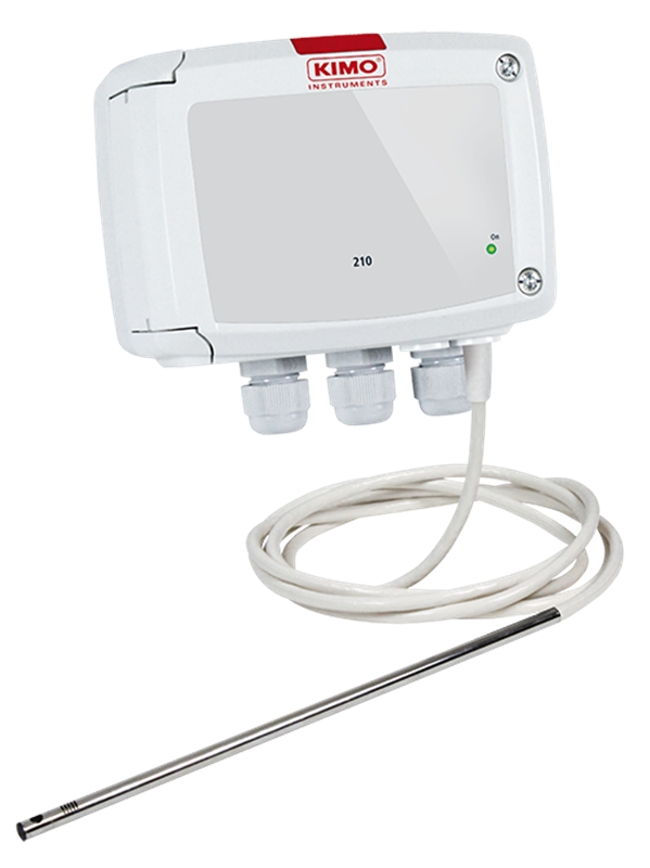 Air velocity and temperature sensor