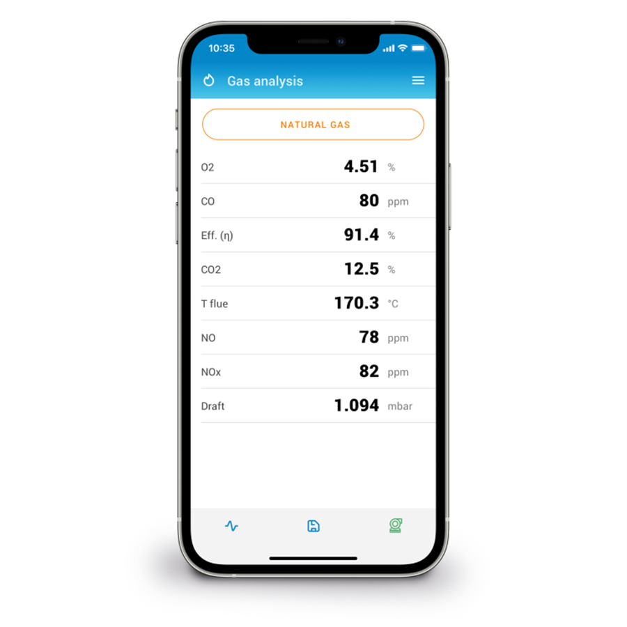 Mobile app Sauermann Combustion