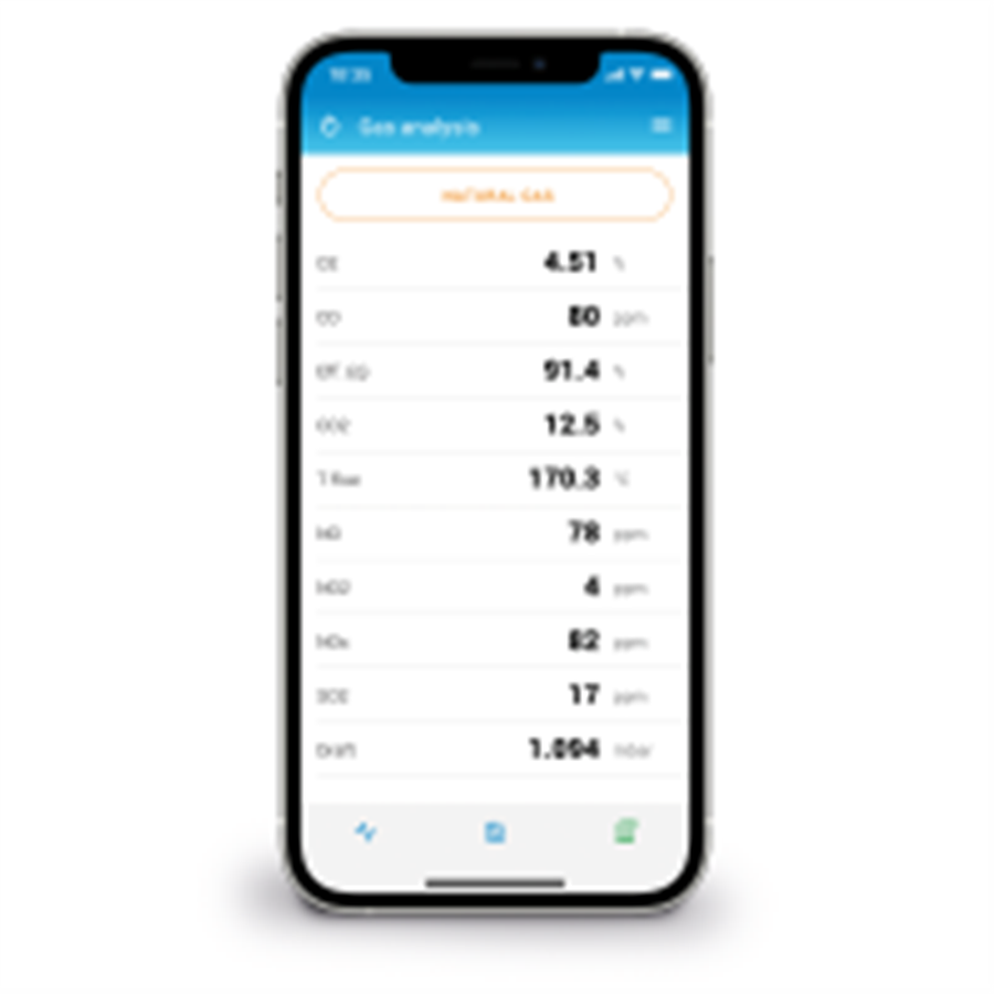 Mobile app Sauermann Combustion