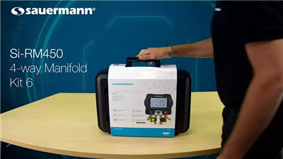 【新品智能冷媒表】Si-RM450开箱和开机Kit contents and start-up: discover the Si-RM450 manifold in action