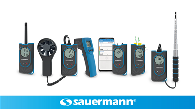 Full overview of Sauermann’s new easy-to-use HVACR Instrument Range