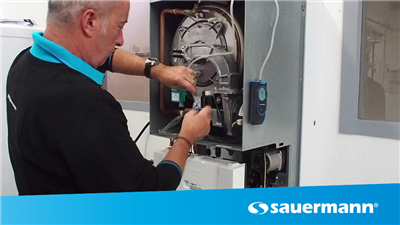 Si-PM3: pressure measurement of the gas inlet valve of a combustion boiler