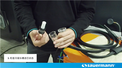 Cleaning of the flue gas probe Maintenance of the water trap